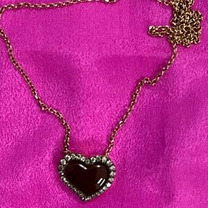 Godiva Le Vian 14k chocolate heart pendant necklace